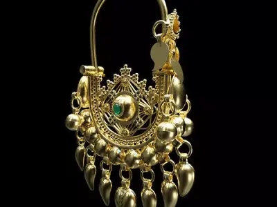 Ancient Earings 3D print model