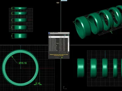 Classic Wedding band 12 for rendering and 3D print model