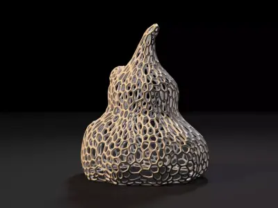 Ghost halloween Voronoi 3D print model