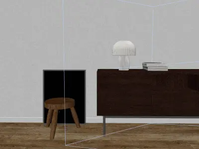 DayTime modern living room  for Soli PICO 3D model