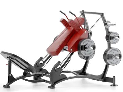 Gym Equipment HACK SQUAT 3D model