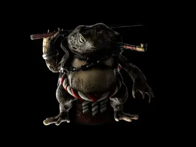 Shinobi Toad Low-poly 3D model