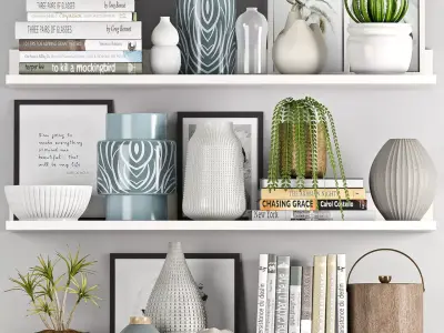 Decorative set-01 3D model