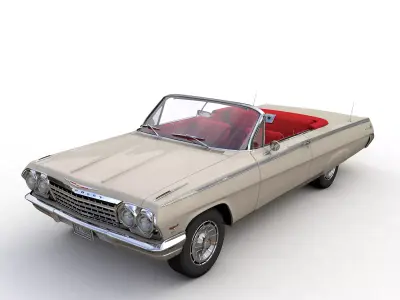 Chevy Impala SS Convertible 1962 3D model