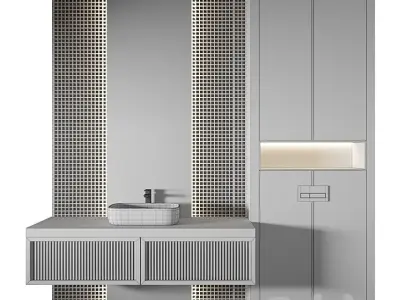 Luxury Bathroom 286 3D model