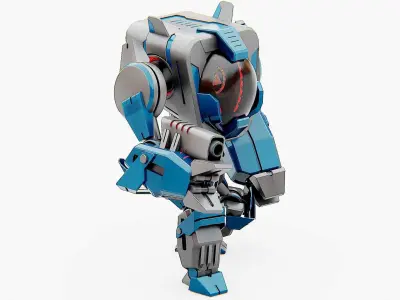 DROID PYROUS  Rigged for Unreal Engine - Unity - MIXAMO 3D model