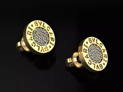 Bvlgari Earring 3D print model