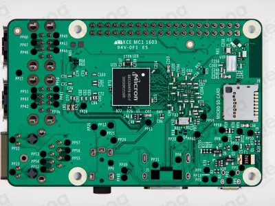 Single-board computers - Raspberry Pi 3 Model B - Raspberry Pi 3D model