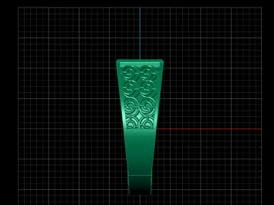 Print Ready STL 3DM  Gents Rings Diamond Men Ring  3D print model 135