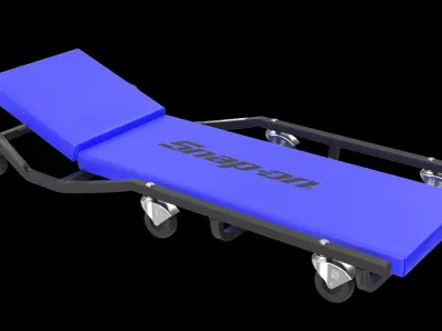 Car Creeper Blue JCW65R Low-poly 3D model