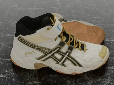 ASICS 3D SHOES - HIGH Low-poly 3D model