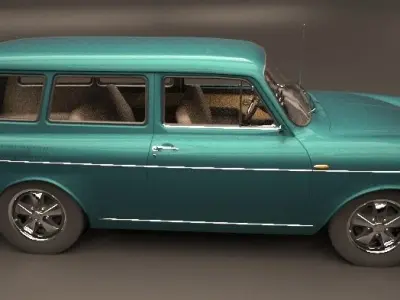 Volkswagen Type 3 squareback 1963 3D model