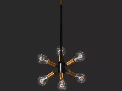 Chandelier stella pendant light 3D model