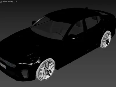KIA STINGER 2021 Low-poly 3D model