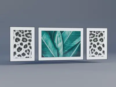 Wall Frame Low-poly 3D model buy