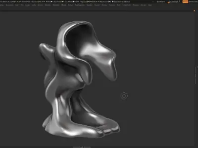 Modern Abstract Decorative sculpture 3d print model 59 3D print model