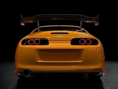 toyota supra mk4 tuning 3D model