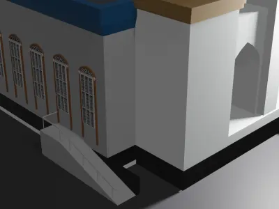 Mosque Model Free 3D model