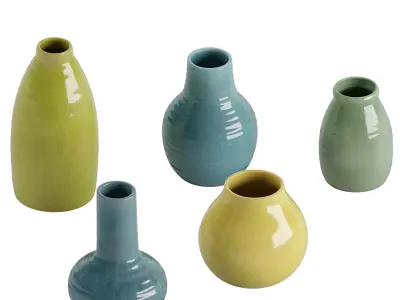 Set ceramic decorative 2 3D model