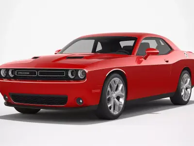Dodge Challenger SXT Plus 2015 3D model