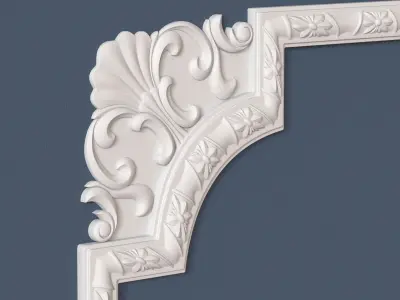 Molding Corner 3D model shop