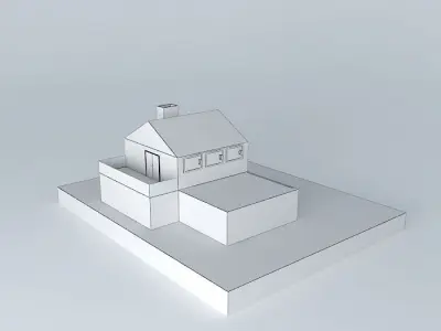 A Sketchy House. 4TH Physics. 1MB Free 3D model