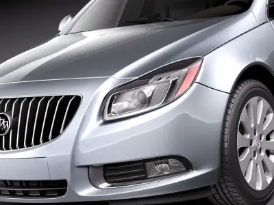 Buick Regal 2011 3D model