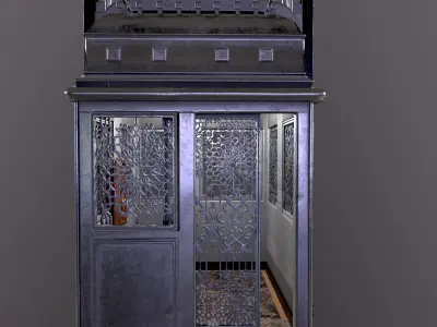 Elevator Vol 02 Old 3D model 3D model