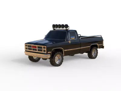 GMC Sierra 1500 1985 TRUCK 3D print model