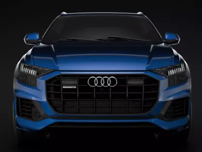 Audi Q8 55 TFSI quattro 2020 3D model