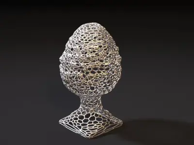 Decor pine cone 3D print model