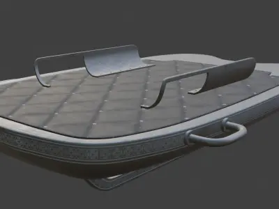 Skeleton Sled 3D model