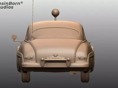 Mercury Eight 1949 Classic American Sedan 3D Model 3D print model