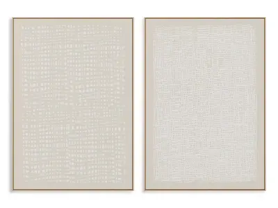 Abstract Painting Frame set 3D model 216