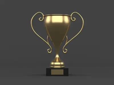 Trophy Cup Collection 3D model 2