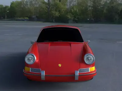 1965 Porsche 911 HDRI 3D model