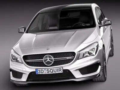 Mercedes-Benz CLA AMG Shooting Brake 2016 3D model