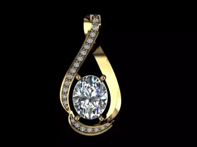 Luxury ring 3D print model get