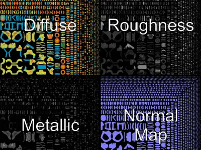 Cartoon Toy Car Model Pack  Vibrant Design for Various Uses Low-poly 3D model