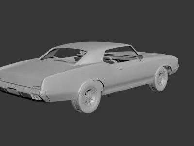 Oldsmobile Cutlass Supreme 1972  3D print model