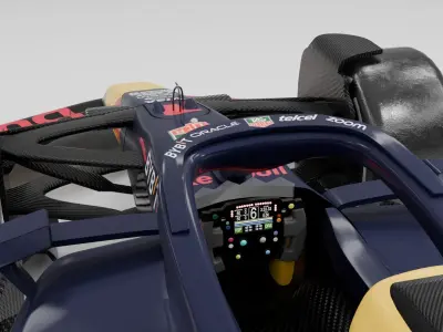 Red Bull RB20 F1 2024 car  3D model