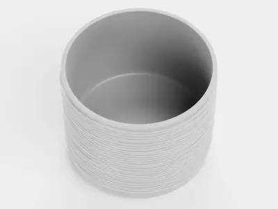 Plant Pot V3 Low-poly 3D model