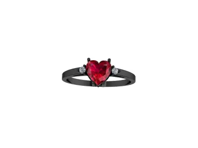 Heart Ring 3D print model