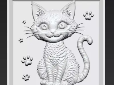Cat A14 3D print model