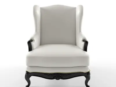 John Hutton baron wing chair 3D model