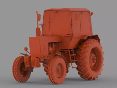 MTZ 80 3D print model