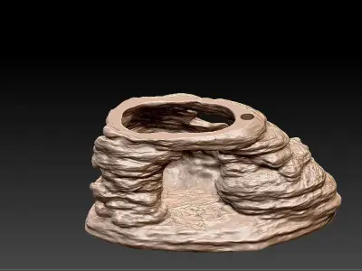 Set for decorating a terrarium aquarium 3D print model