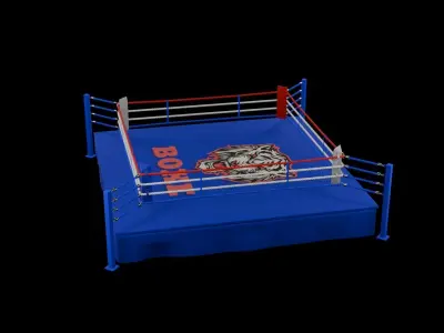Boxing ring 3D model