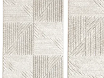 Carpet set Quincey 718 3D model