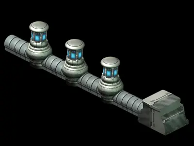 Star Alliance - Roadside Decoration 3D model